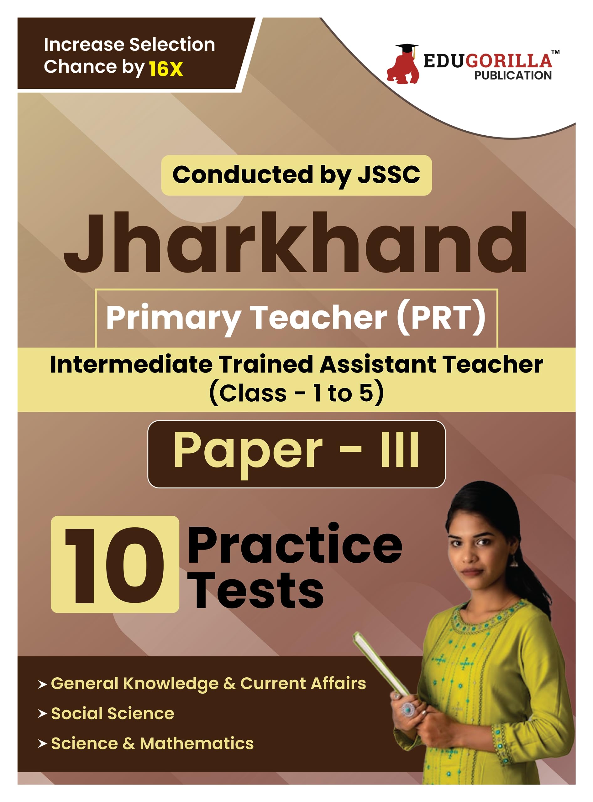 Jharkhand PRT Paper - III Exam Book 2023 (English Edition) Learning & Reference