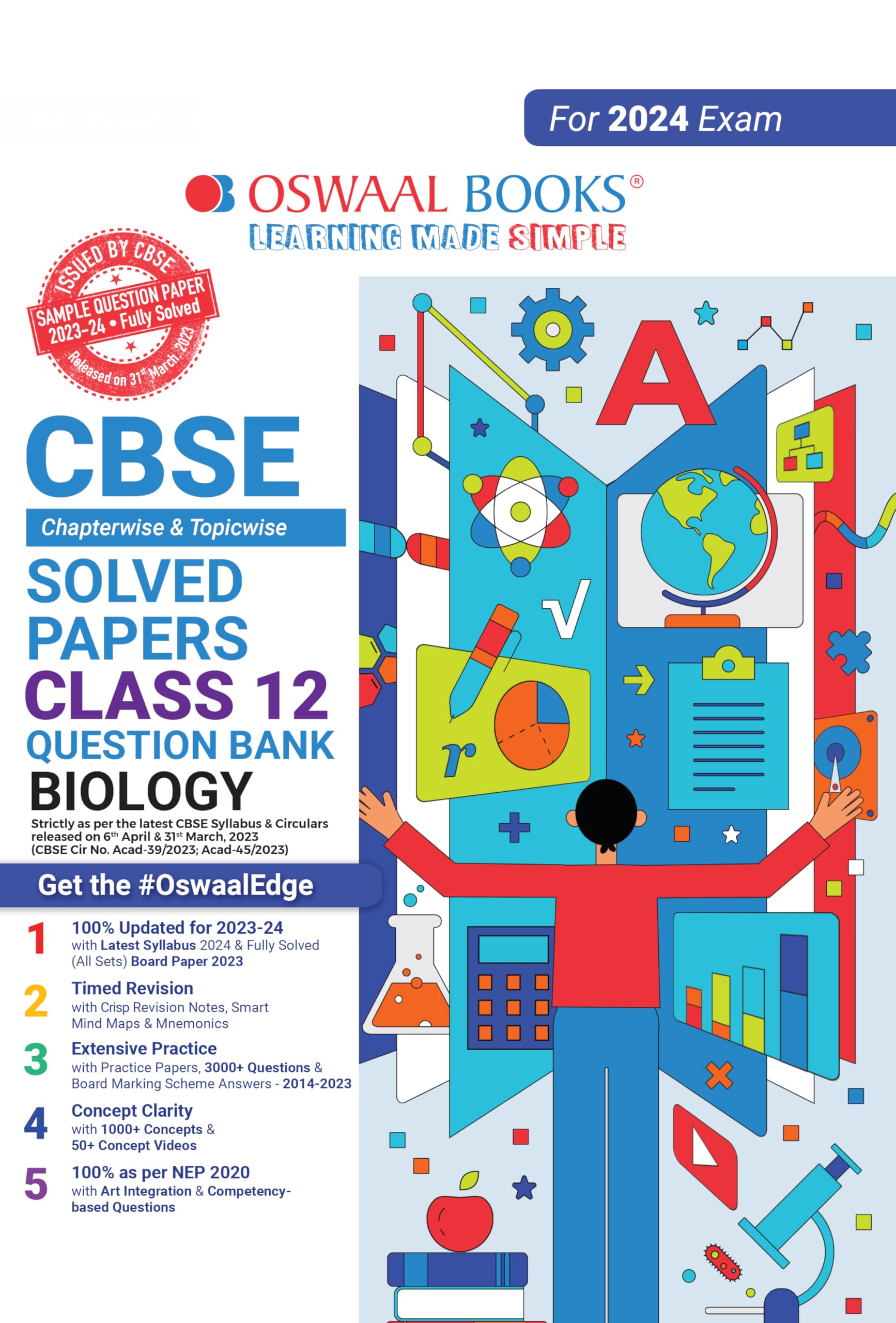 Oswaal CBSE Class 12 Biology Question Bank 2023-24 Book Contemporary literature