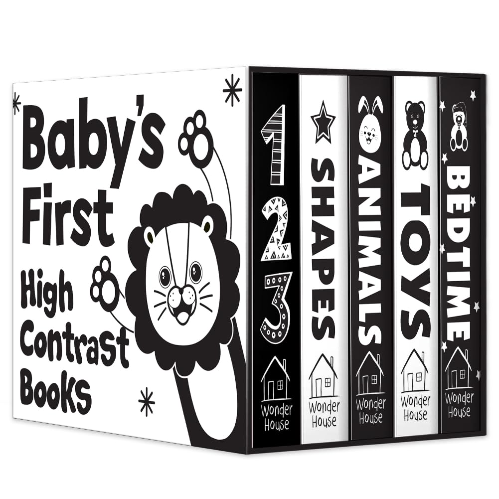 Baby’s First High-contrast Books: Boxed Set (High Contrast Board Books) Parents & Children