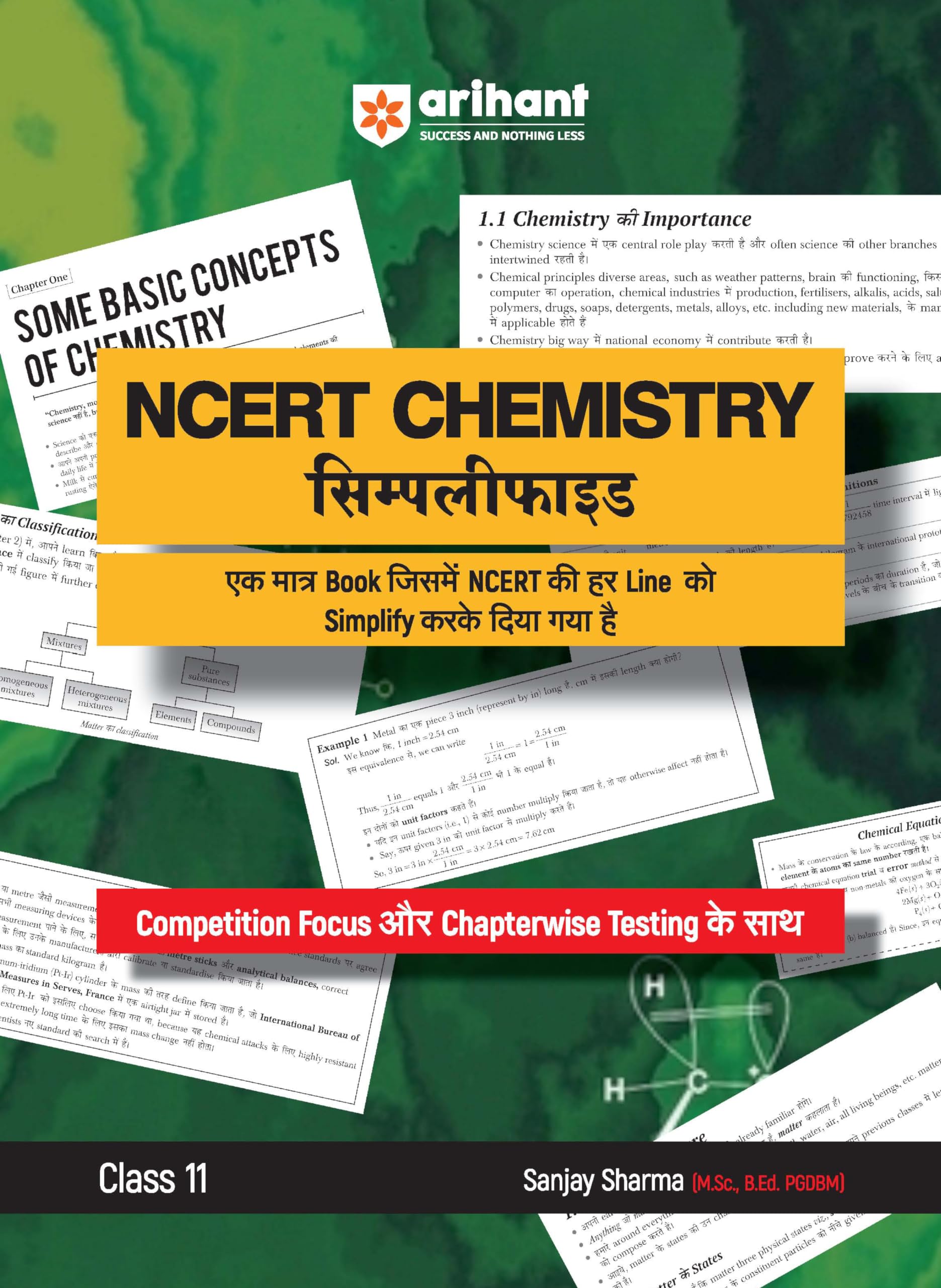 Arihant NCERT CHEMISTRY Simplified Class 11th Learning & Reference