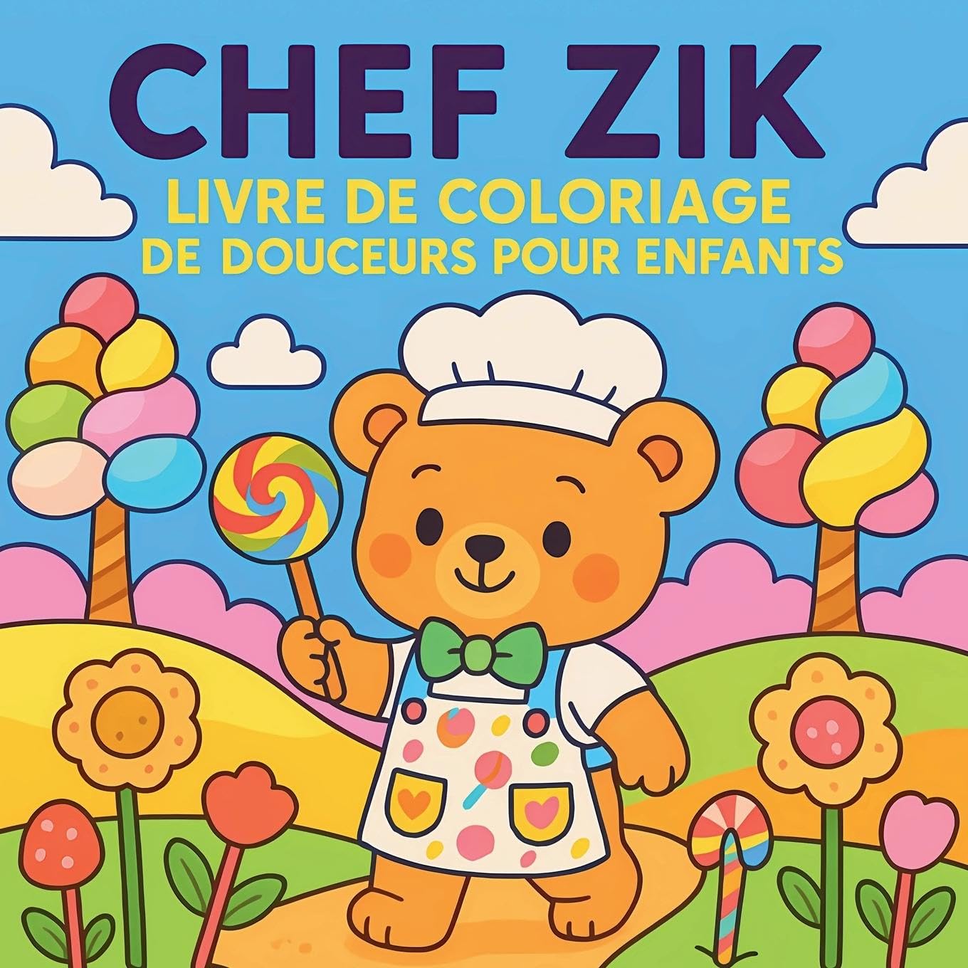 Chef Zik - Livre de coloriage de douceurs pour enfants Tiptoi & Games