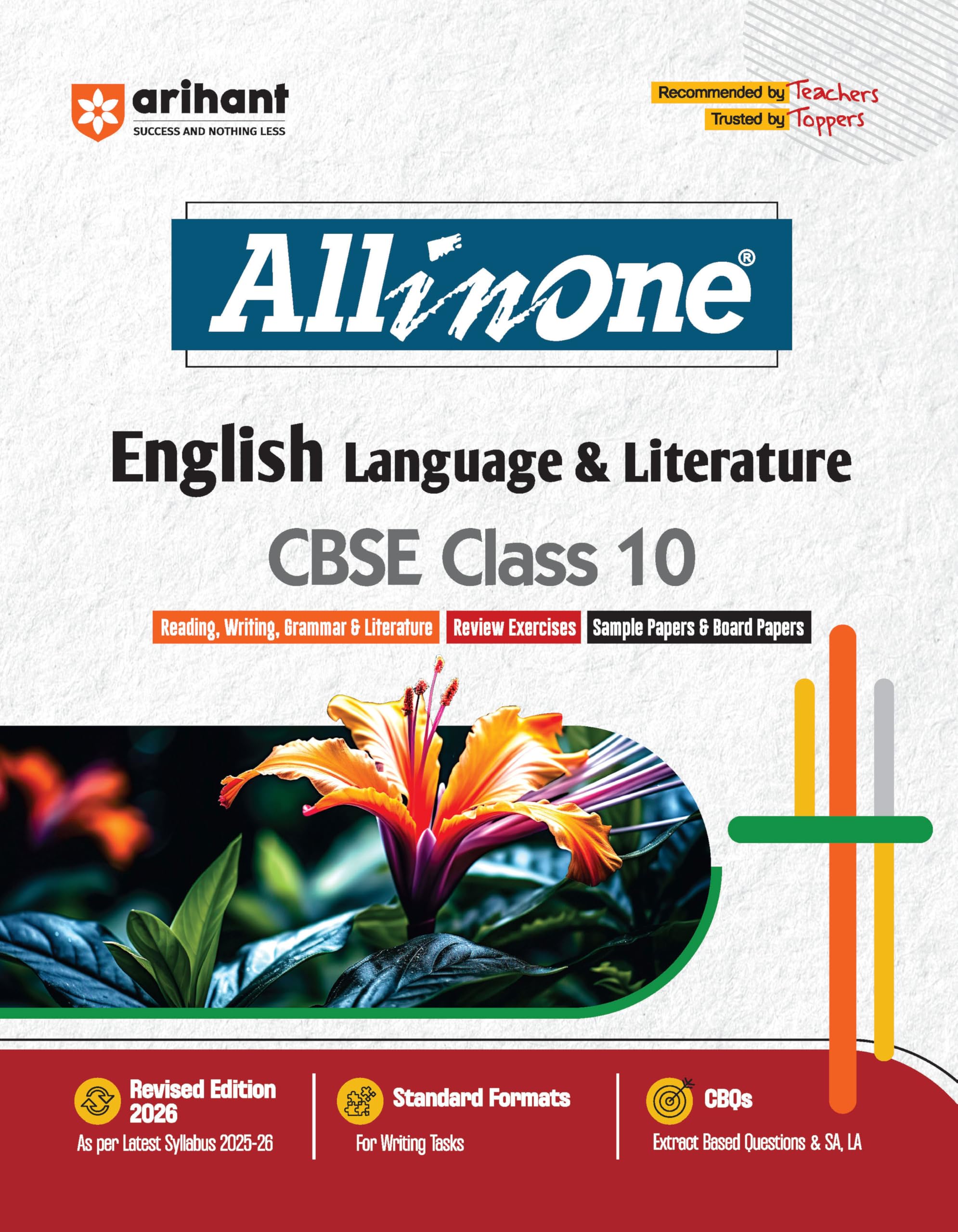 AIO CBSE English Language & Literature 10th Learning & Reference