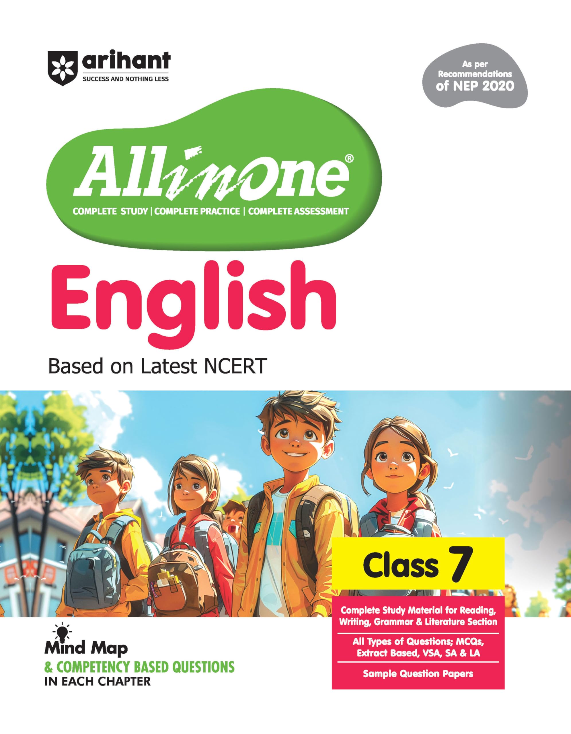 AIO CBSE English 7th Learning & Reference