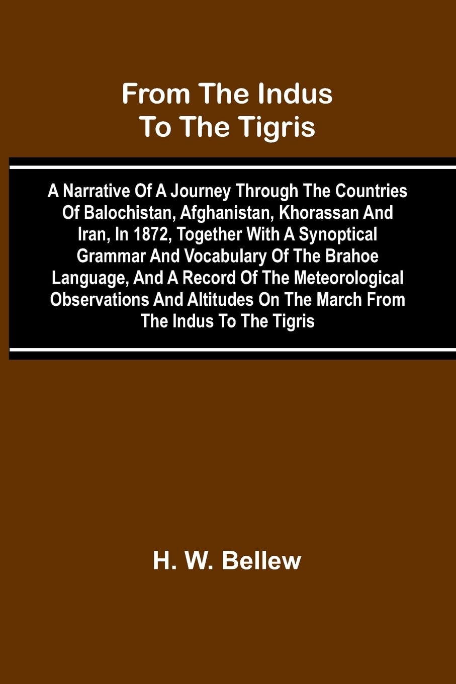 From The Indus To The Tigris Leisure, Home & Garden