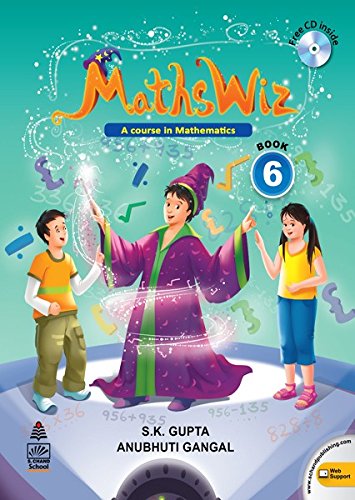 Mathswiz Book (CD Edition)-6 Anubhuti Gangal Anubhuti Gangal Books