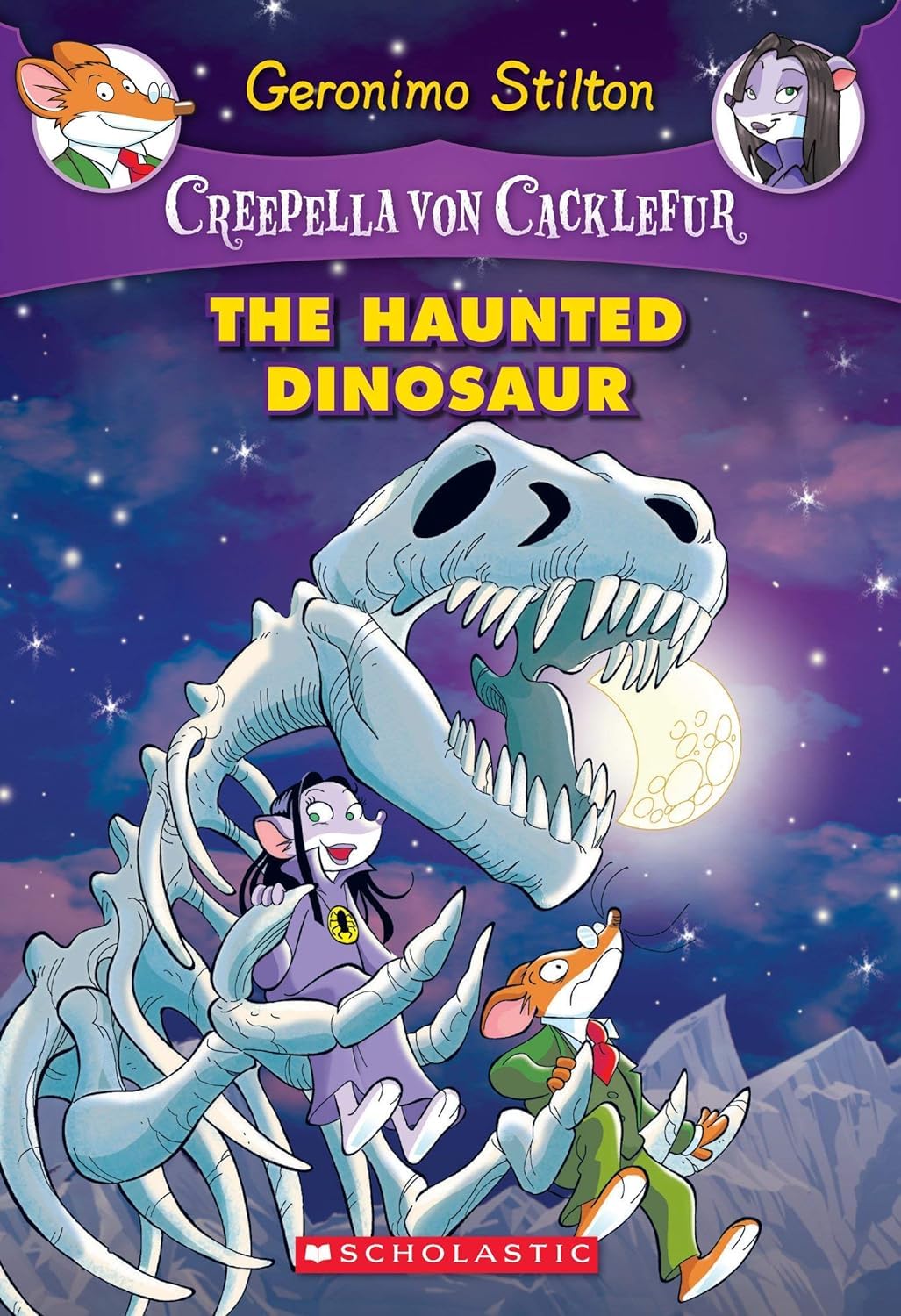 The Haunted Dinosaur (Creepella Von Cacklefur #9) Books