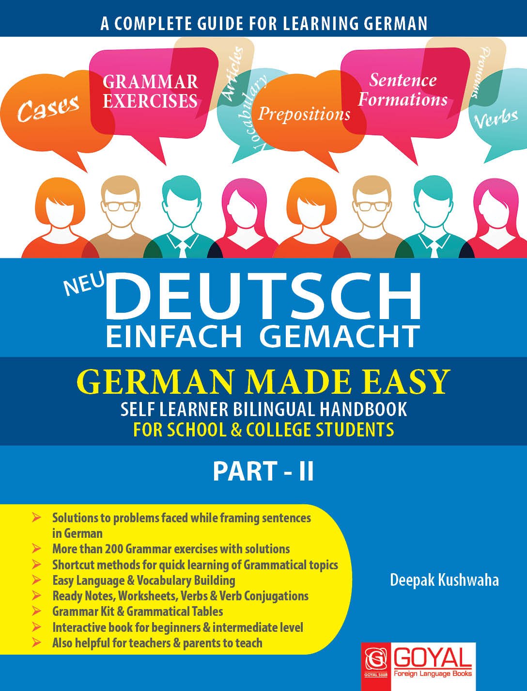 NEU DEUTSCH EINFACH GEMACHT GERMAN MADE EASY PART - 2 Self Lerner Bilingual handbook Books