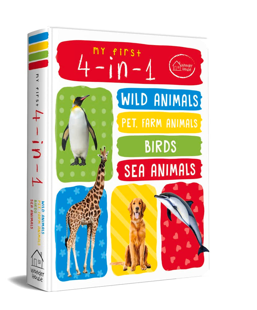 My First 4 in 1: Wild Animals, Pet and Farm Animals, Birds, Sea Animals Non-fiction