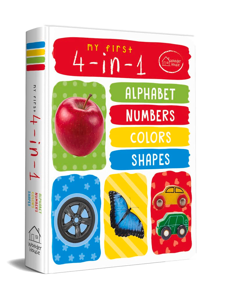 My First 4 in 1: Alphabet, Numbers, Colors, Shapes: Padded Board Books Non-fiction