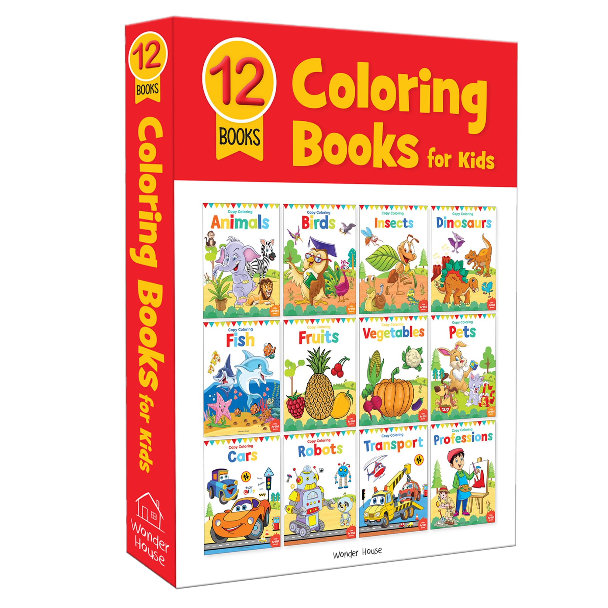 Colouring Books Boxset: Pack of Copy Colour Books for Children (Creative Crayons) Non-fiction
