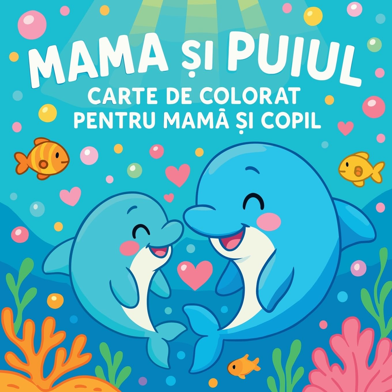 Mama ¿i Puiul - Carte de colorat pentru mam¿ ¿i copil Tiptoi & Games