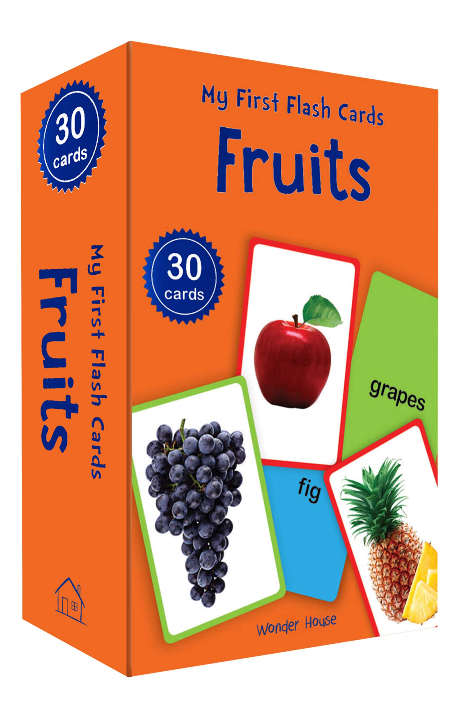 My First Flash Cards Fruits: 30 Early Learning Flash Cards For Kids Children's books