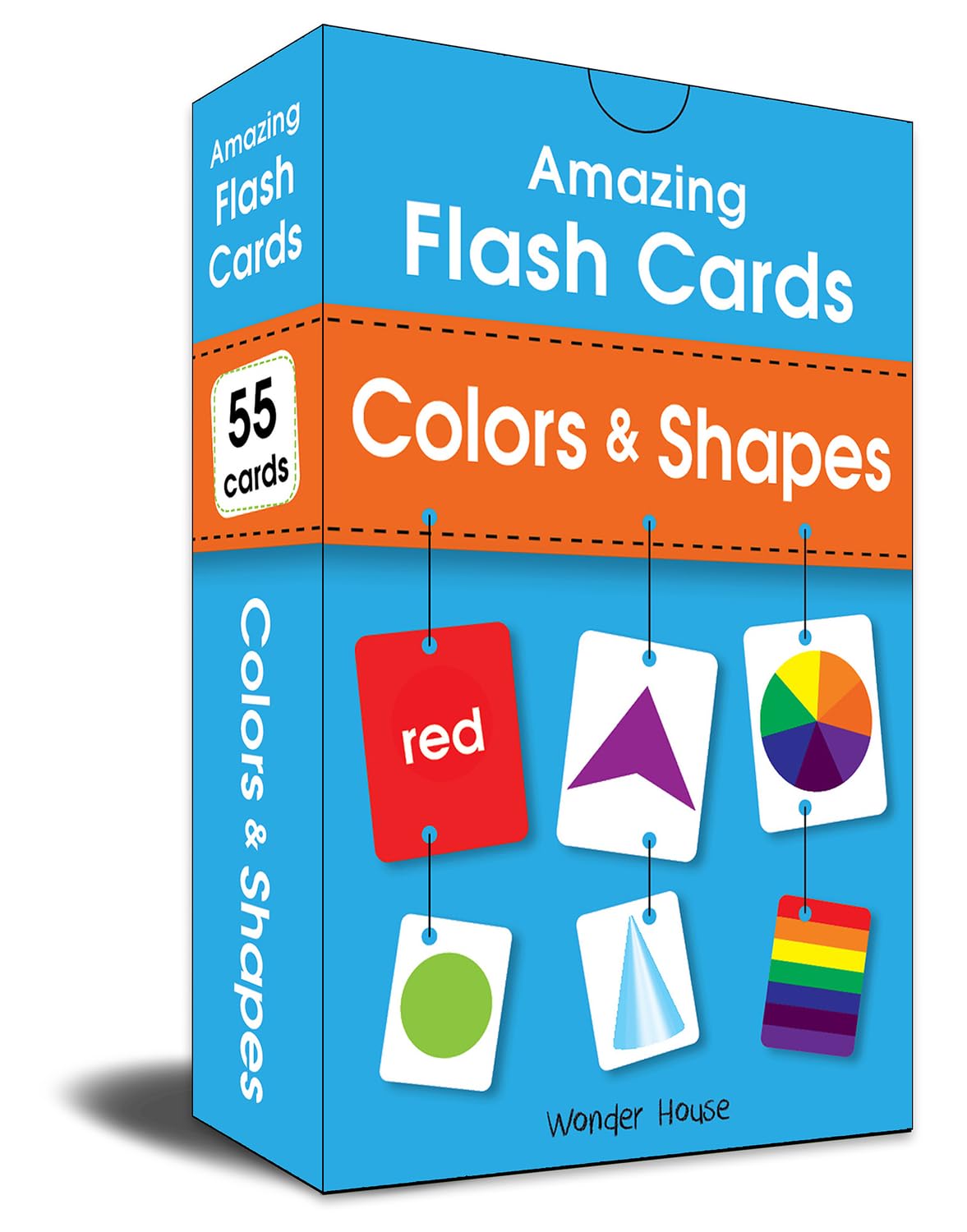 Amazing Flash Cards Colors & Shapes: Early Development of Preschool Toddler Study Guides