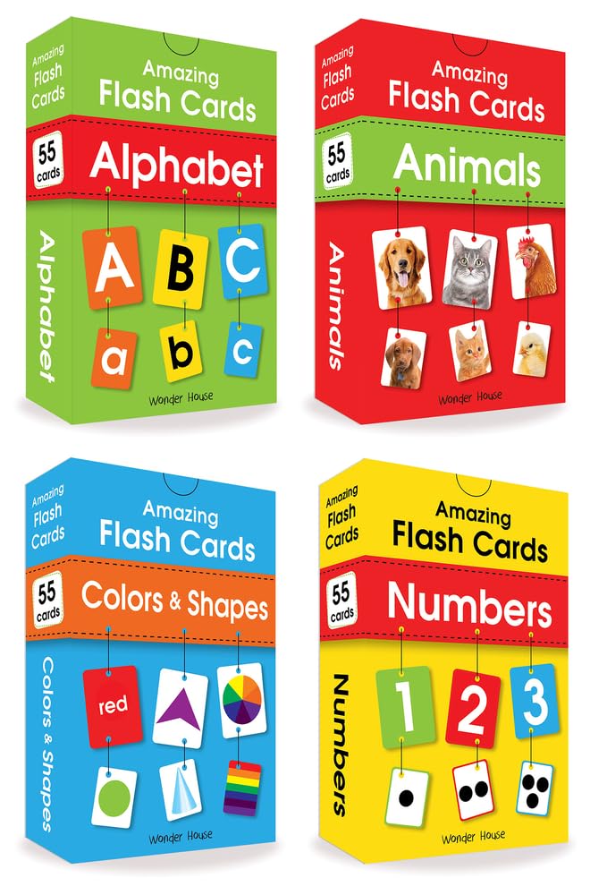 Alphabet / Number / Animals / Colors and Shapes: Early Development of Preschool Toddler (220 Cards, Alphabet, Number, Animals, Colors and Shapes) (Amazing Flash Cards) Non-fiction