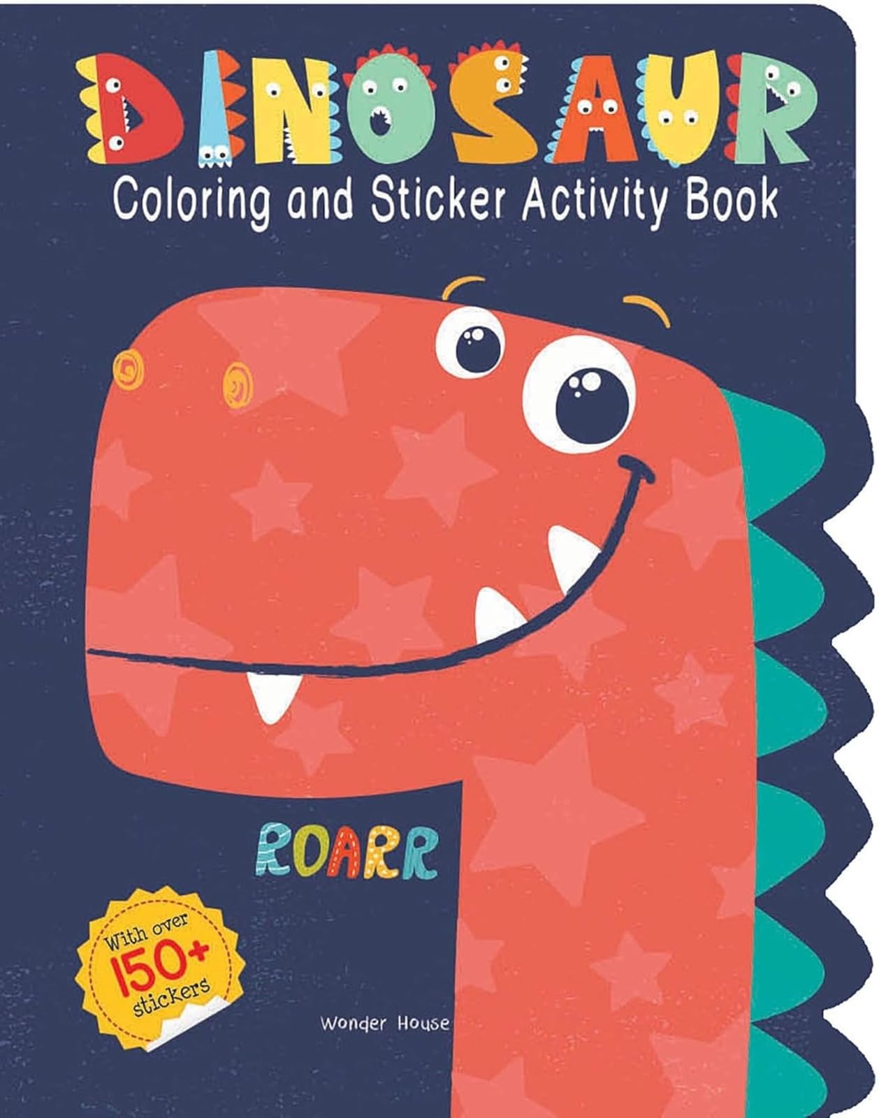 Dinosaurs: Coloring and Sticker Activity Book With 150+ Stickers Tiptoi & Games