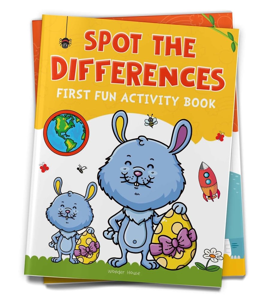 Spot the Difference: First Fun Activity Books for Kids Tiptoi & Games