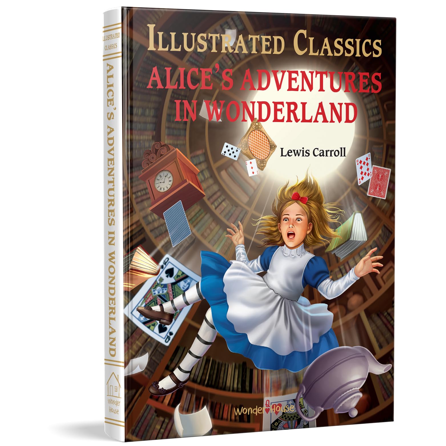 Alice in Wonderland: Illustrated Abridged Children Classics English Novel with Review Questions (Hardback) (Illustrated Classics) Poetry