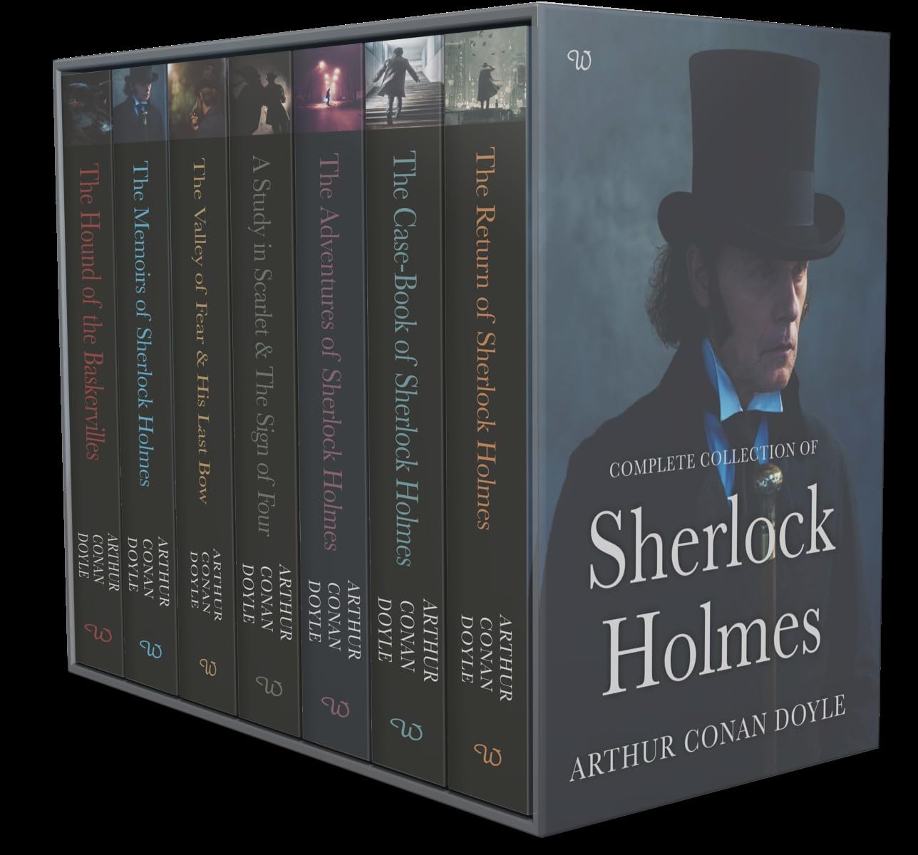 Sherlock Holmes Series Complete Collection 7 Books Set by Arthur Conan Doyle (Return,Memories,Adventures,Valley of Fear & His Last Bow,Case-Book,Hound of Baskerville & Study in Scarlet & Sign of Four) book
