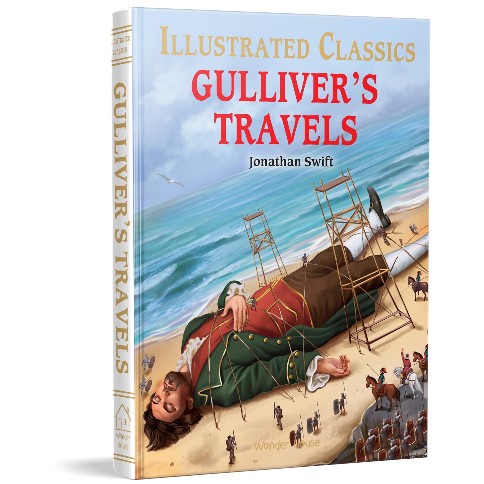 Gulliver's Travels: Illustrated Children Classics English Novel With Review Questions (Illustrated Classics) Novels & Short Stories