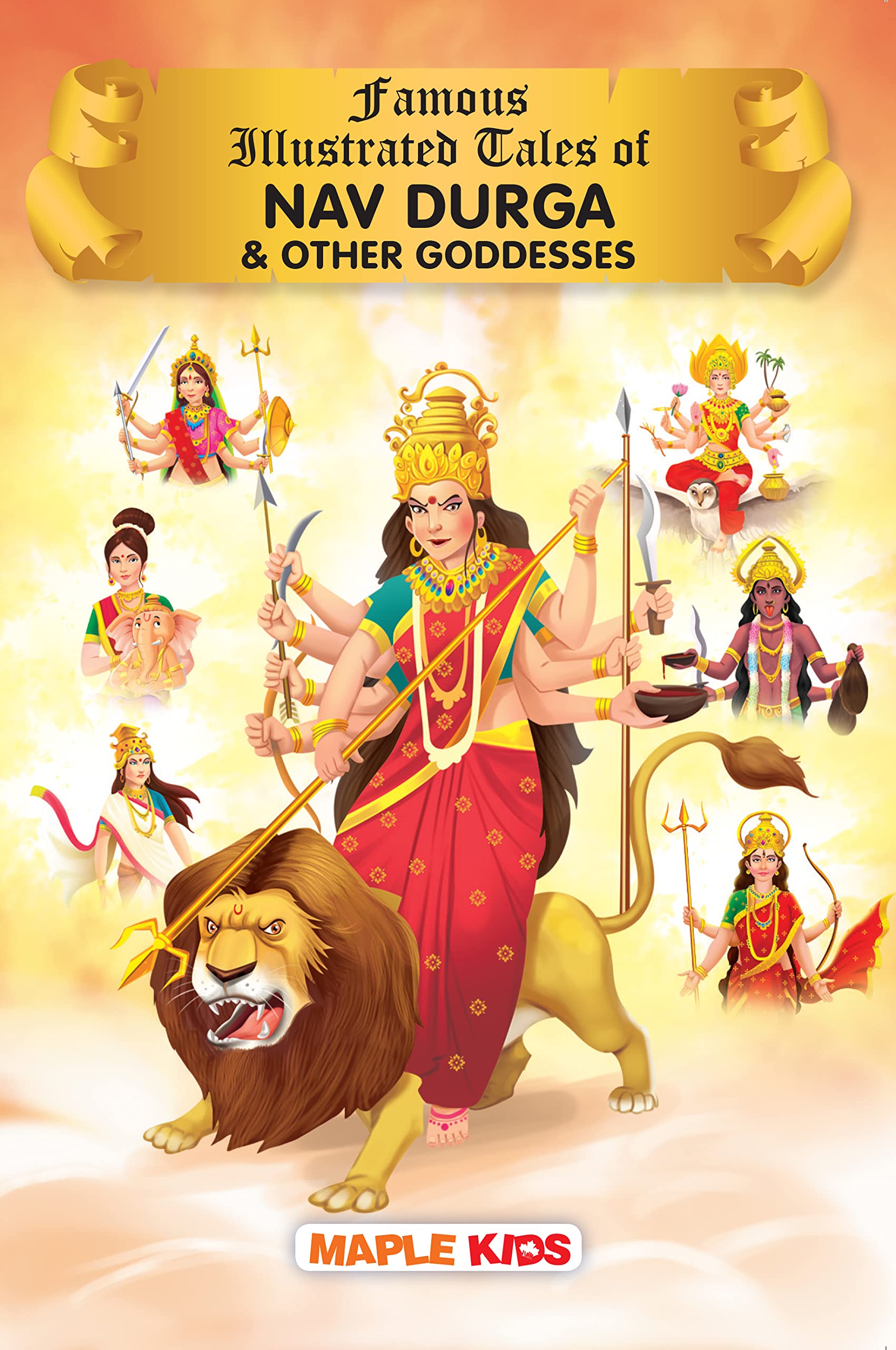 Nav Durga (Illustrated) - Story Book for Kids (Famous Illustrated Tales) Manga