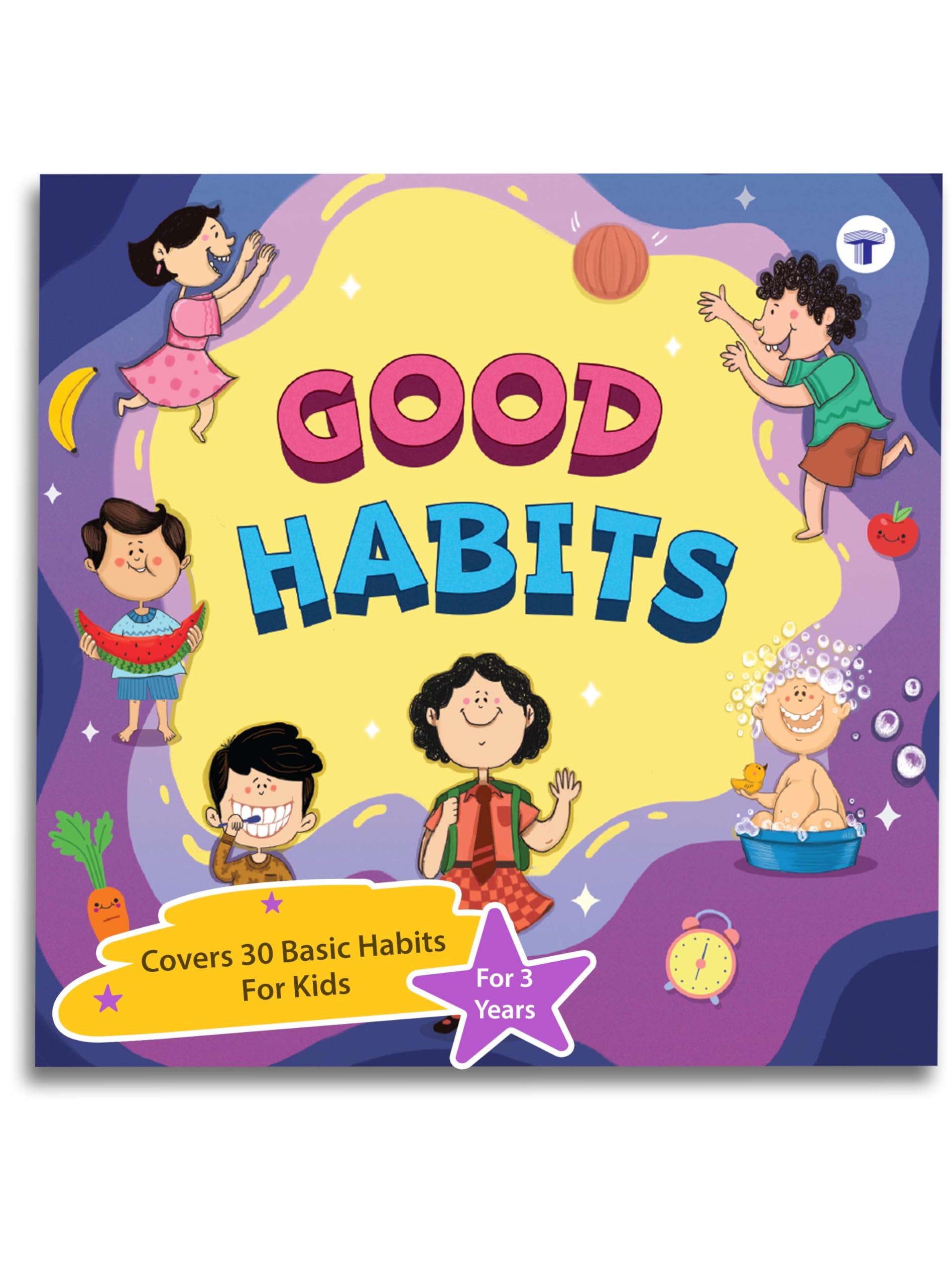 30 Basic Good Habits Book for Kids | Inculcate Kindness, Discipline, Fitness and Exercise | Children Books for 3 - 6 Year | Early Childhood Education Books