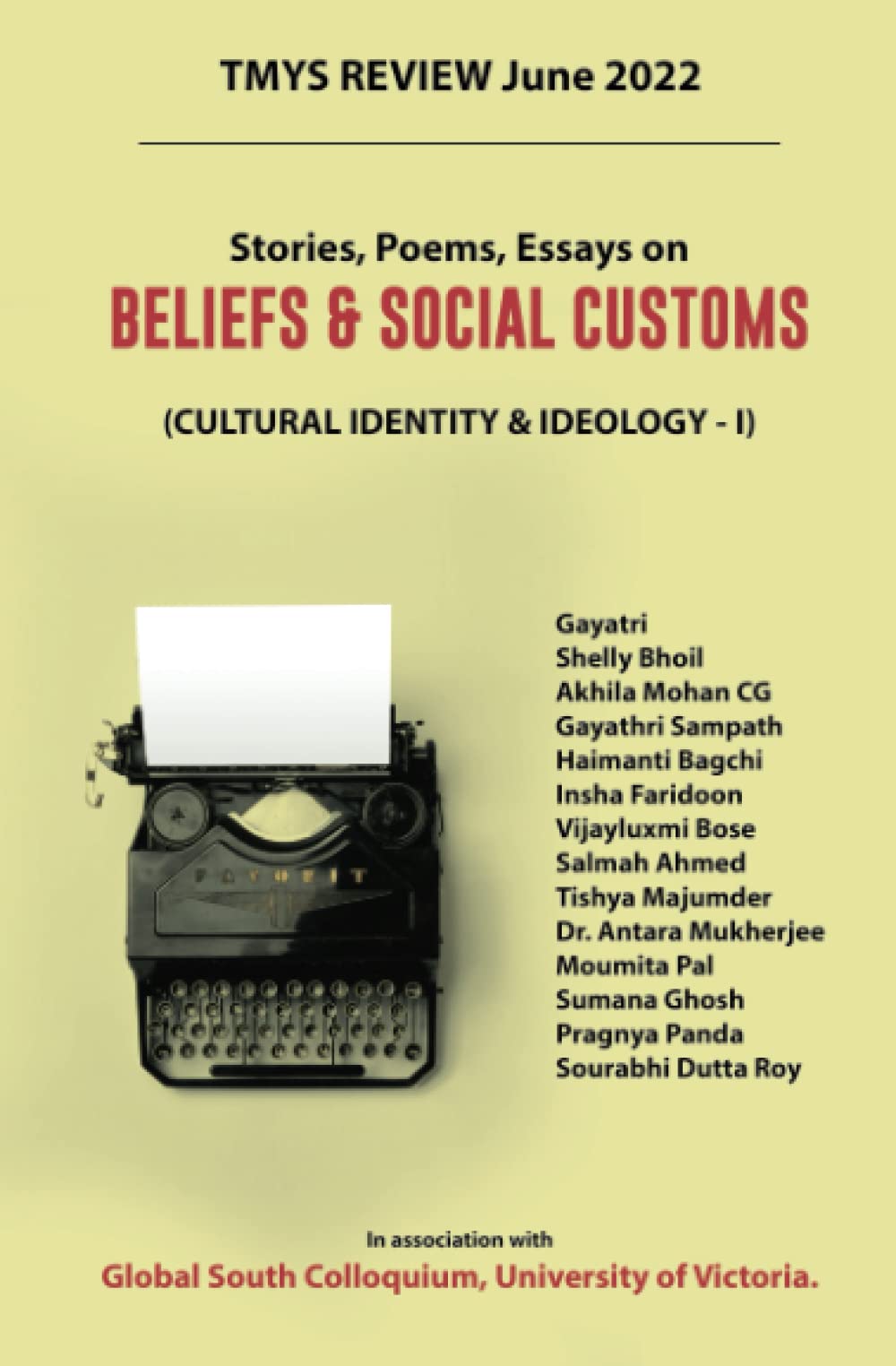 TMYS Review June 2022: Beliefs & Social Customs Contemporary literature