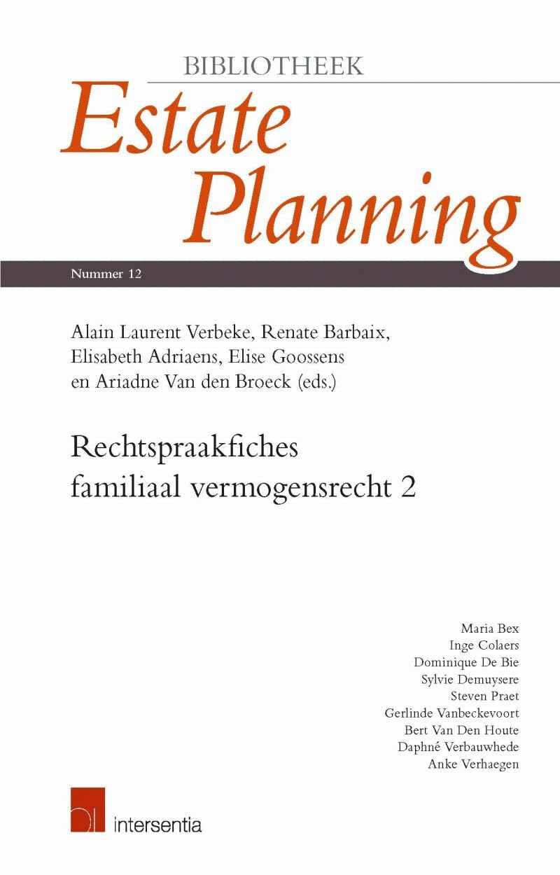 Rechtspraakfiches familiaal vermogensrecht Law