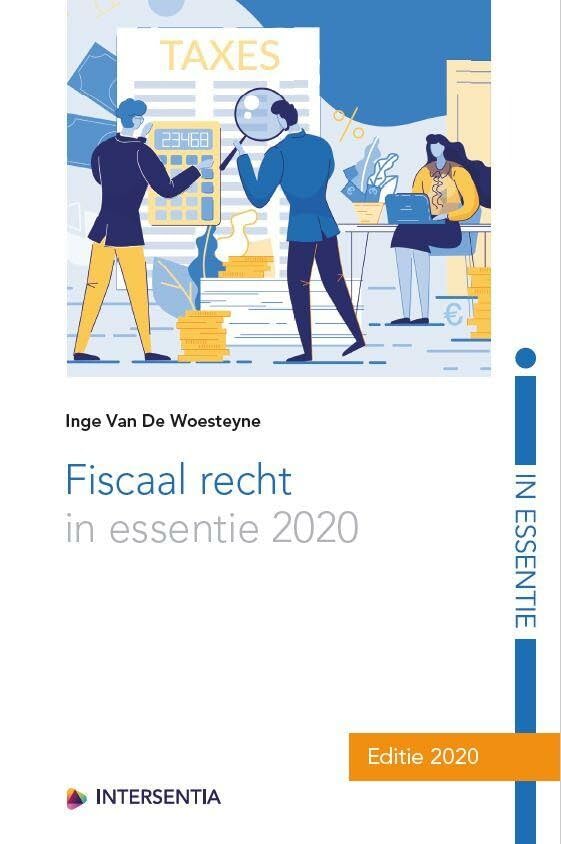 Fiscaal recht in essentie 2020 book