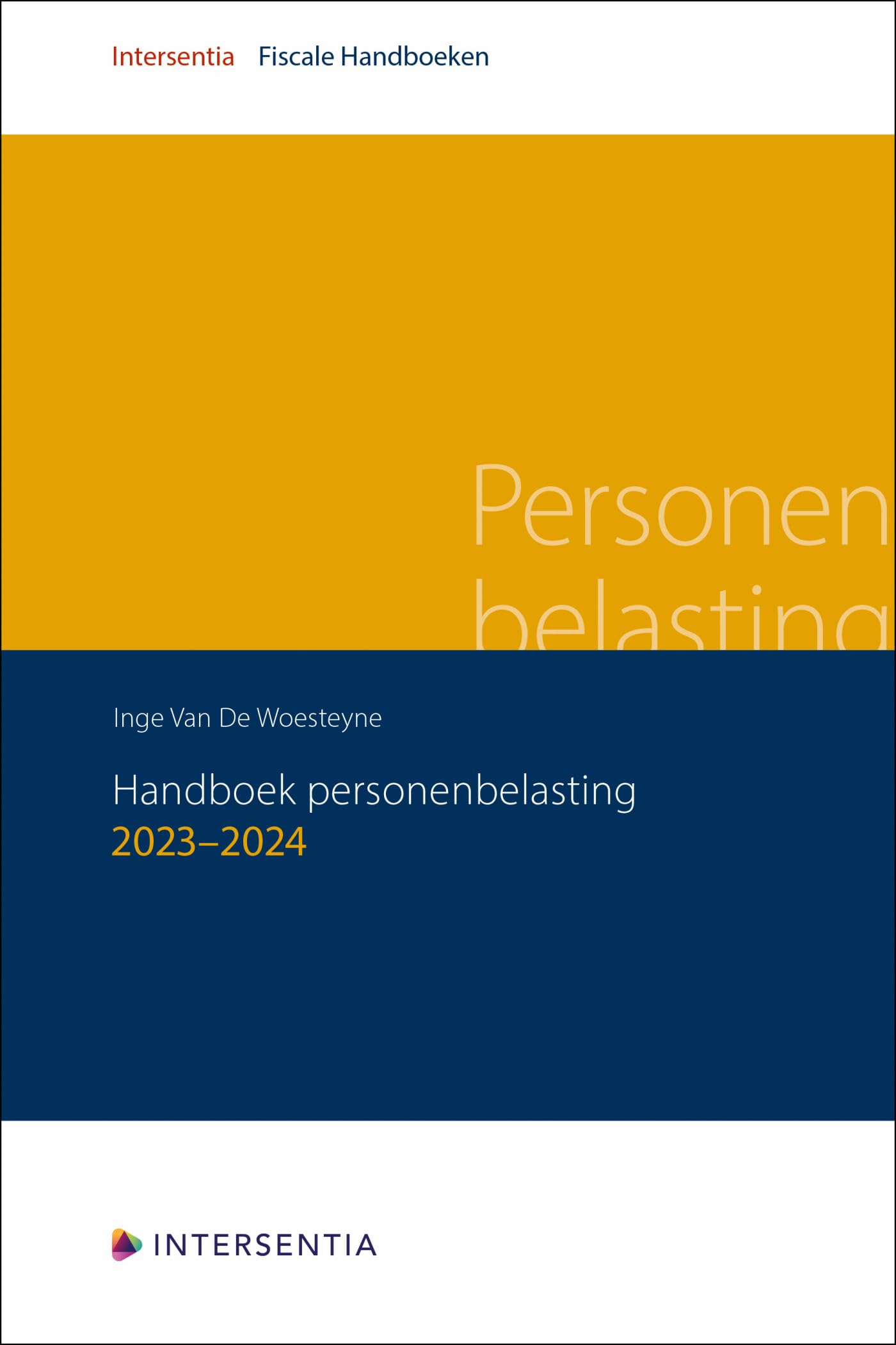 Handboek personenbelasting 2023-2024 book