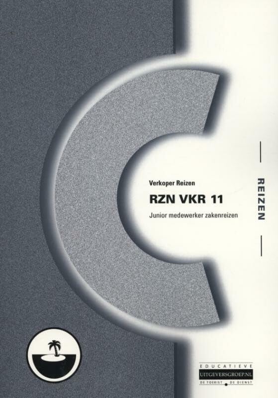 junior medewerker zakenreizen (RZN VKR 11: verkoper reizen) Books