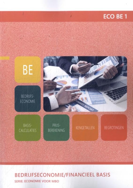 Bedrijfseconomie / Financieel basis book