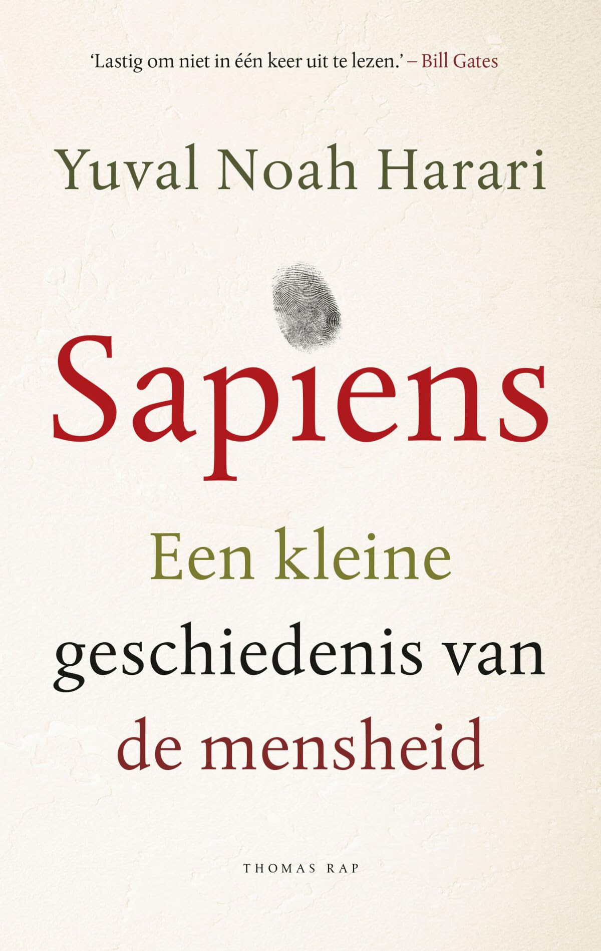 Sapiens: een kleine geschiedenis van de mensheid Natural Sciences