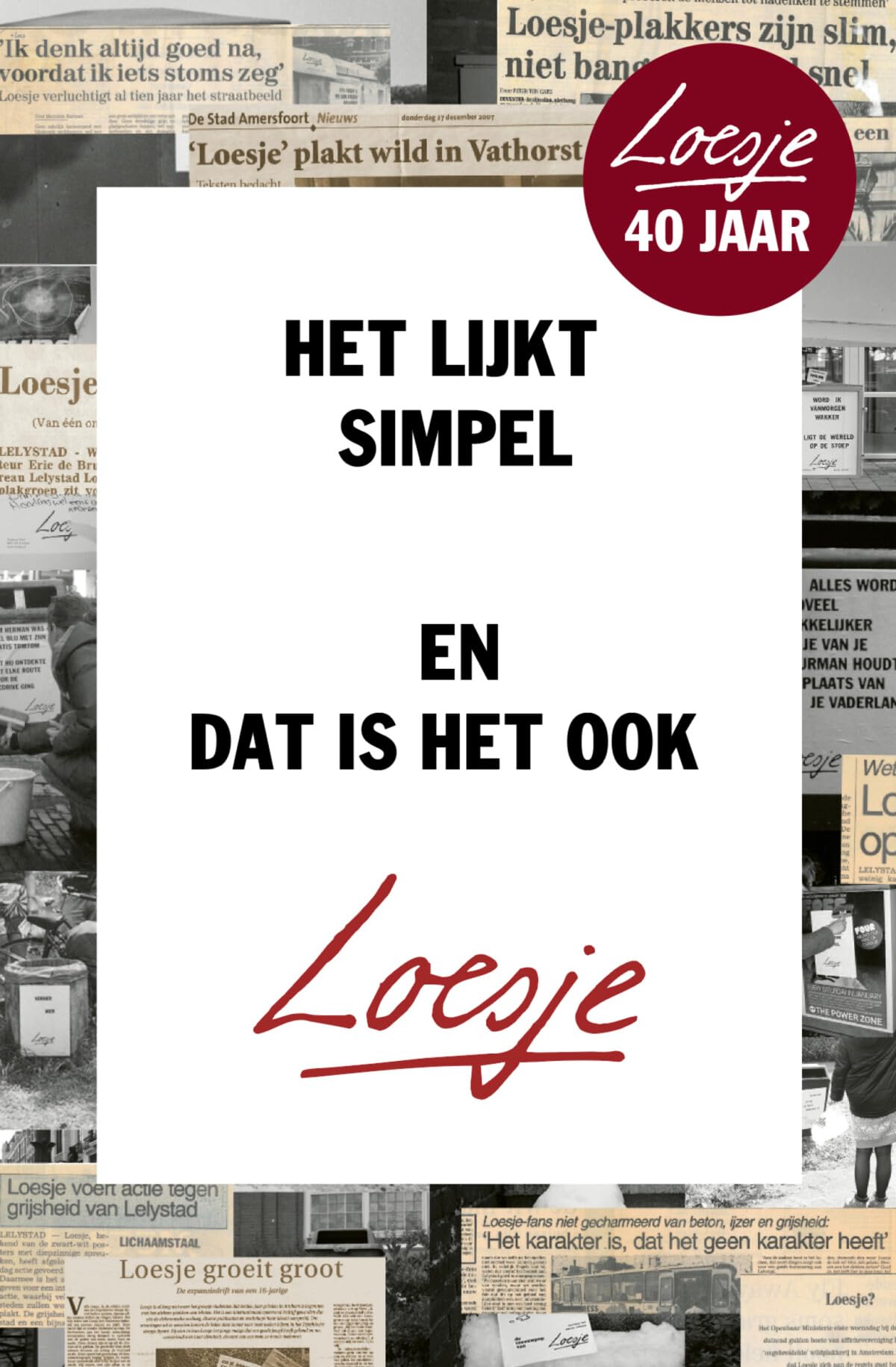 Het lijkt simpel en dat is het ook: Loesje 40 jaar Books