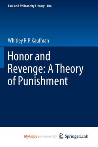 Honor and Revenge: A Theory of Punishment Law