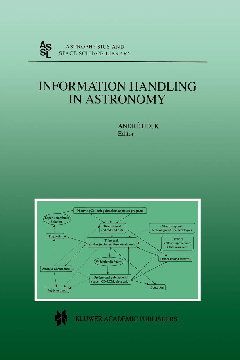 Information Handling in Astronomy (Astrophysics and Space Science Library, Band 250) Law