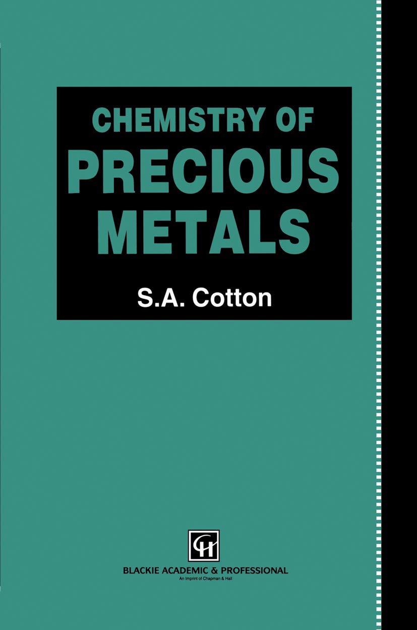 Chemistry of Precious Metals book