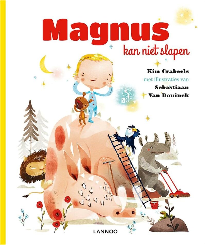 Magnus kan niet slapen Children's books