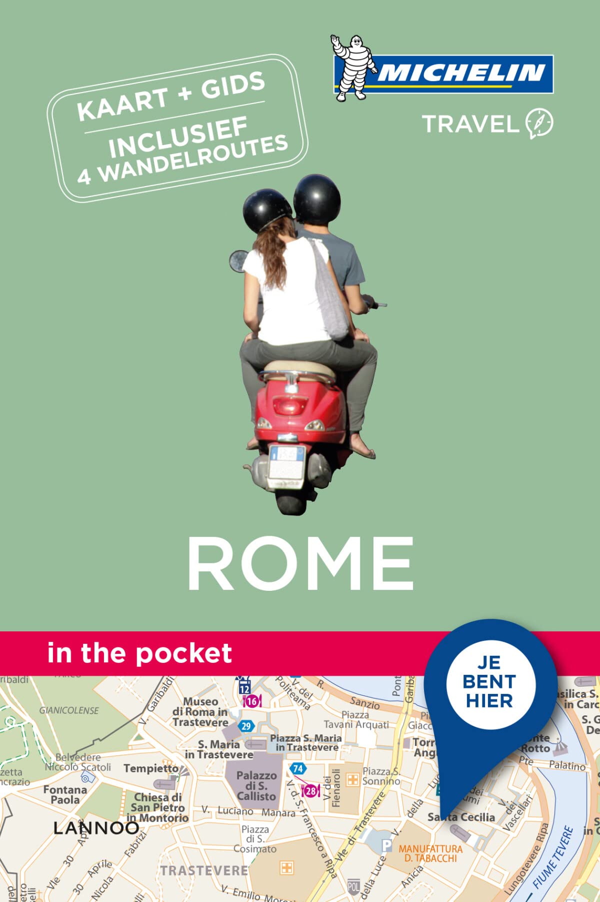 Michelin in the pocket - Rome: Kaart + gids - Inclusief 4 wandelroutes book