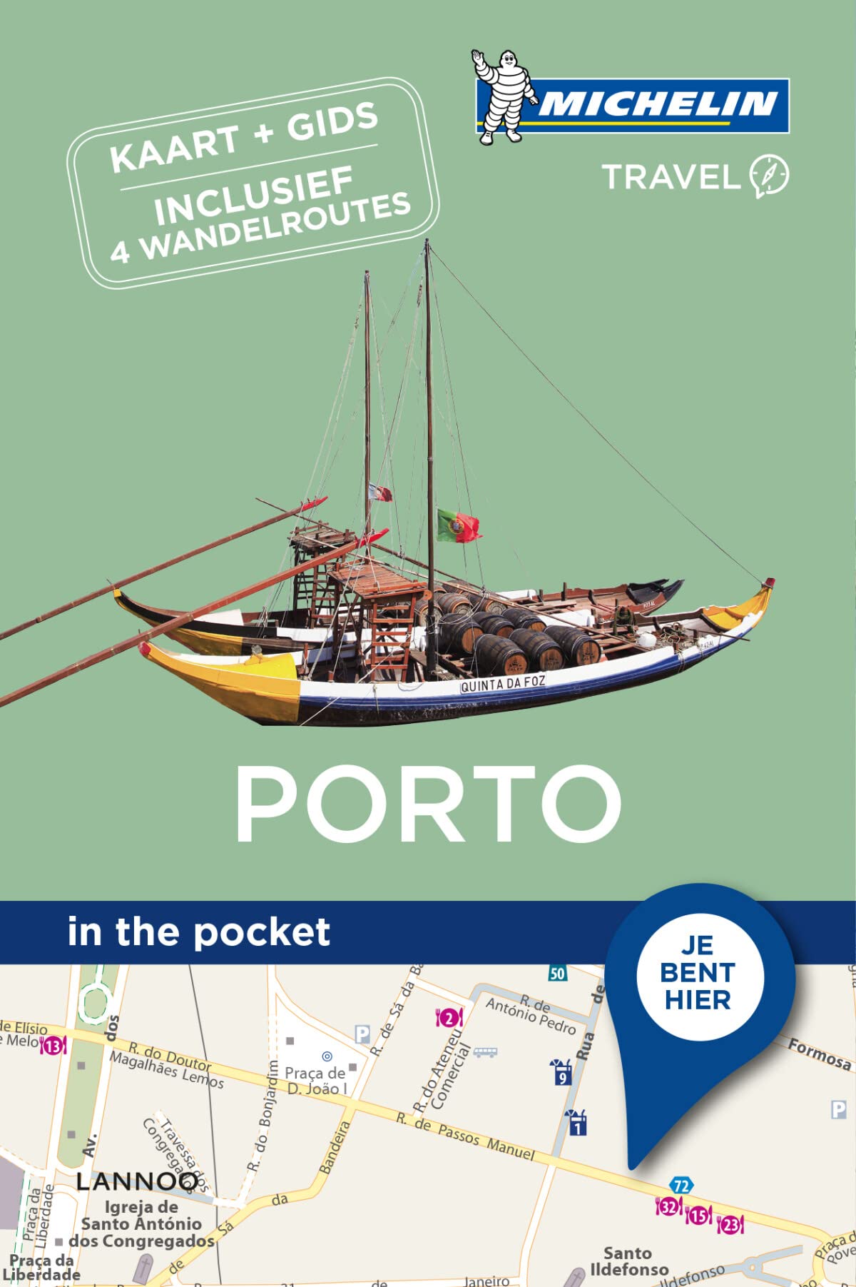 Porto: Kaart + gids - Inclusief 4 wandelroutes (Michelin in the pocket) Leisure, Home & Garden