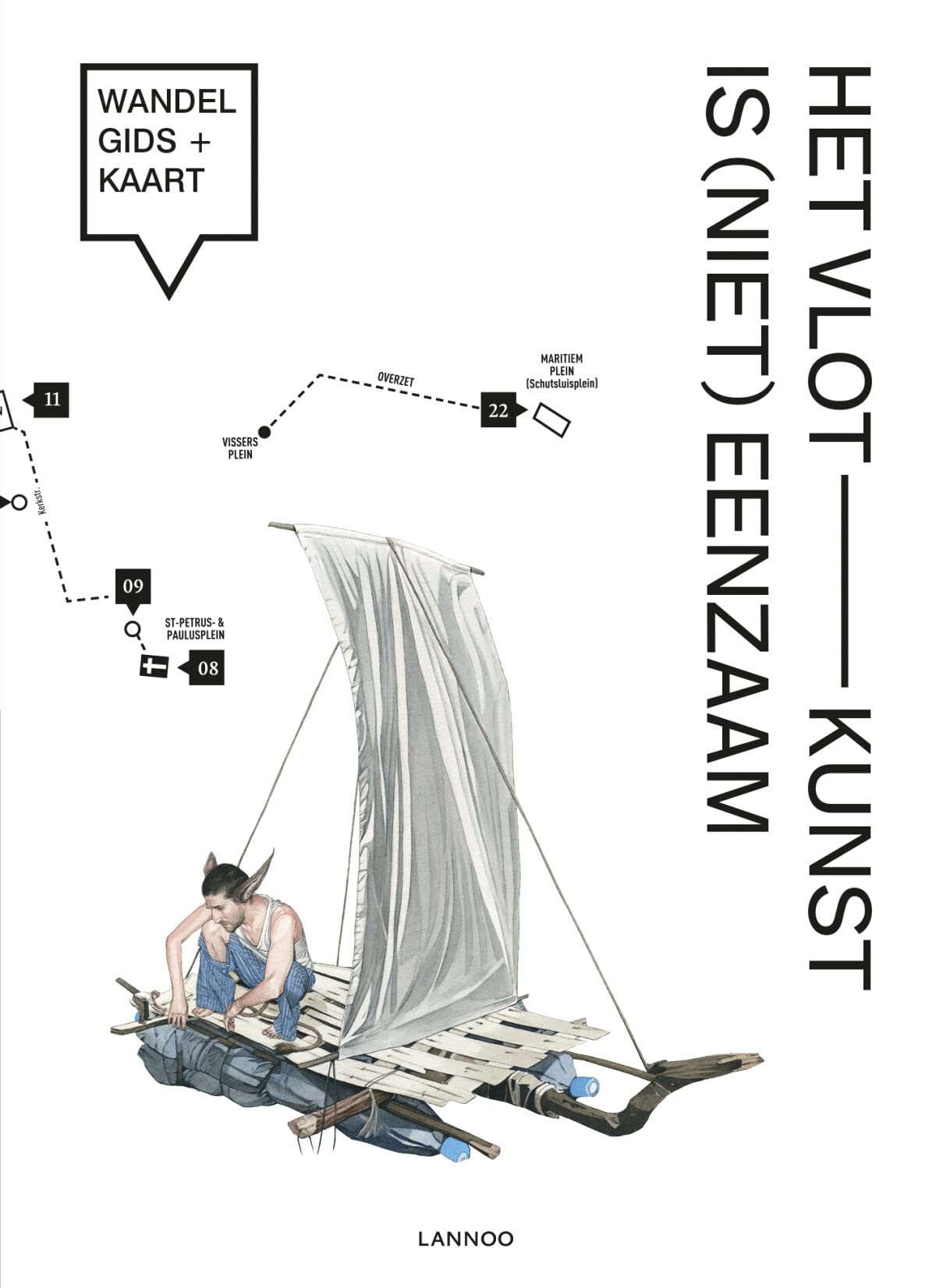 Het vlot - Kunst is (niet) eenzaam: wandelgids + kaart Film, Art & Culture