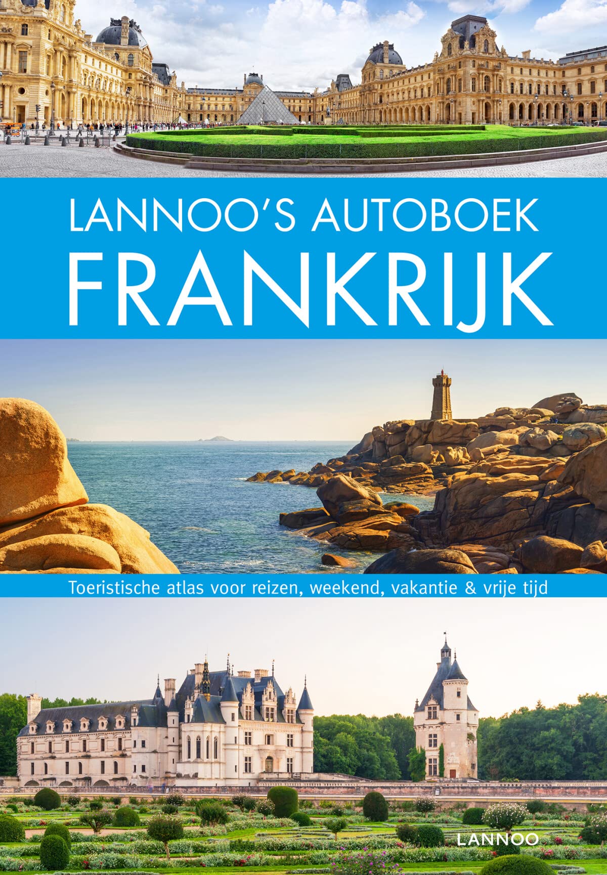 Lannoo's Autoboek - Frankrijk: Toeristische atlas voor reizen, vakantie & vrije tijd book