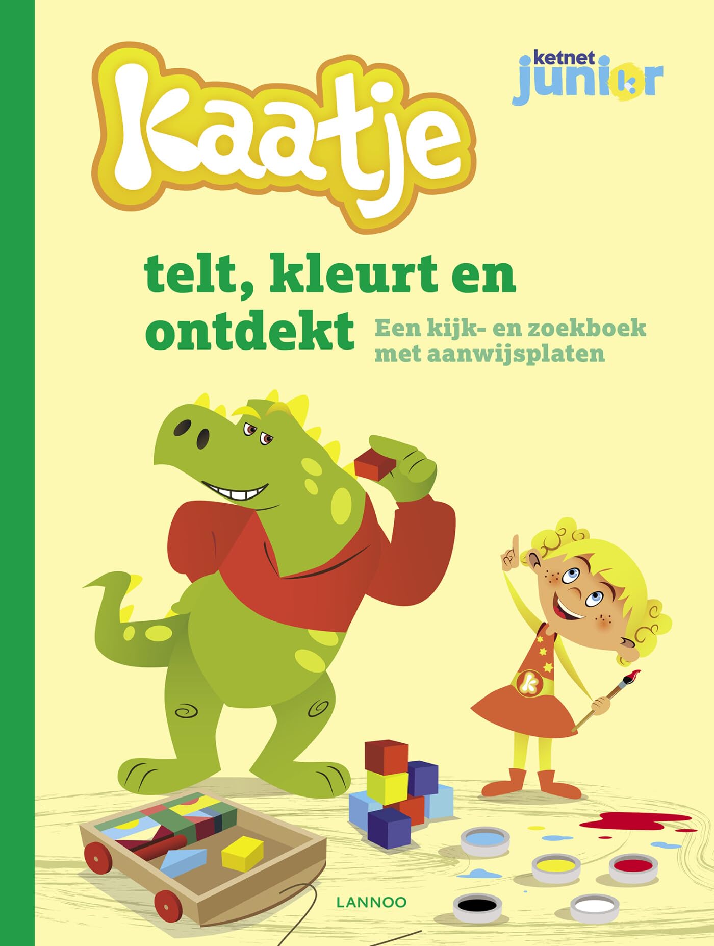 Kaatje telt, kleurt en ontdekt: een kijk- en zoekboek met aanwijsplaten book