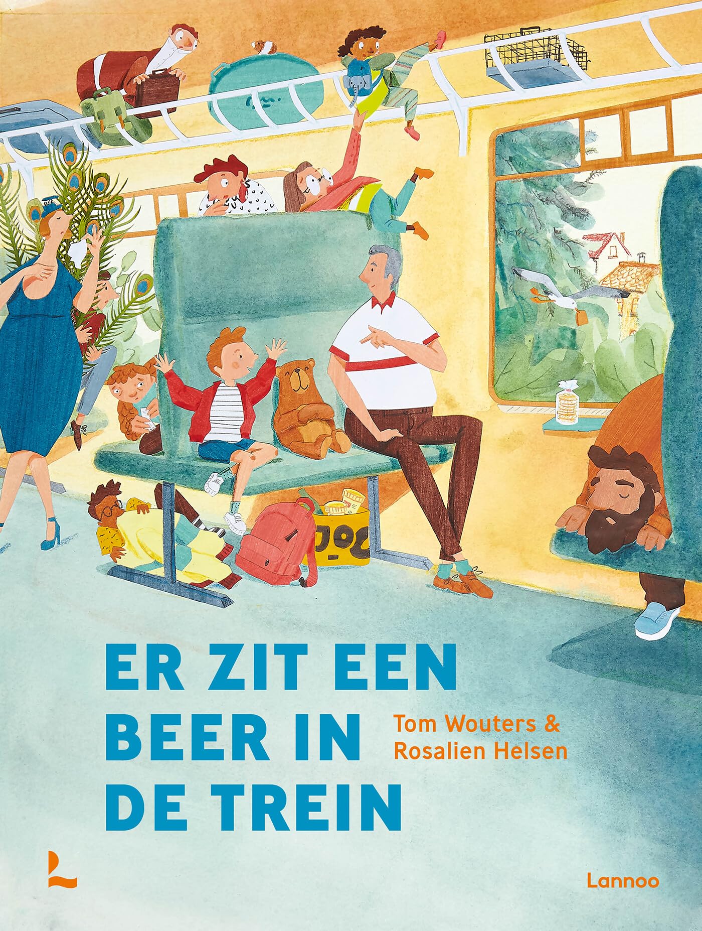 Er zit een beer in de trein book