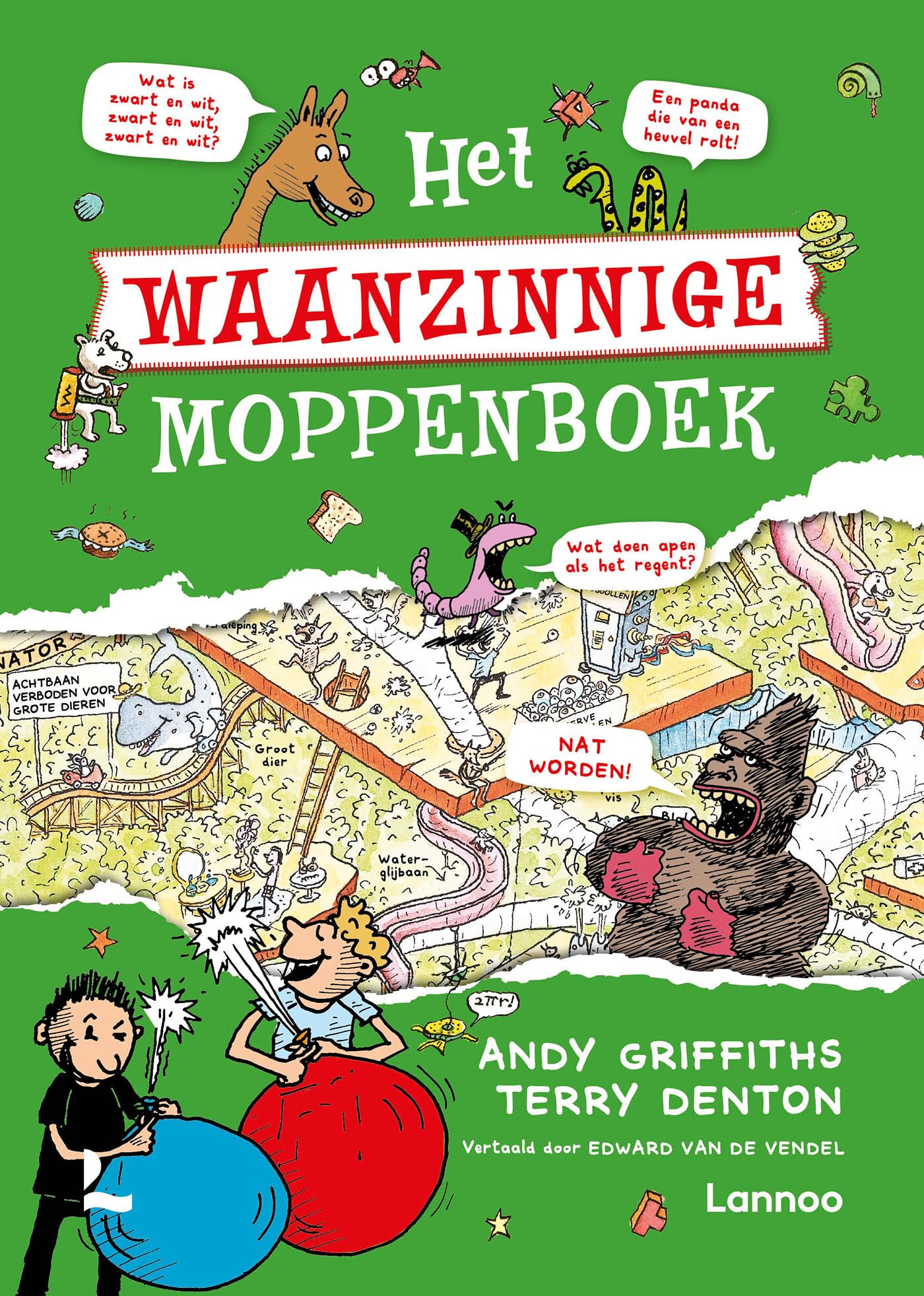 Het waanzinnige moppenboek (De waanzinnige boomhut) Novels & Short Stories