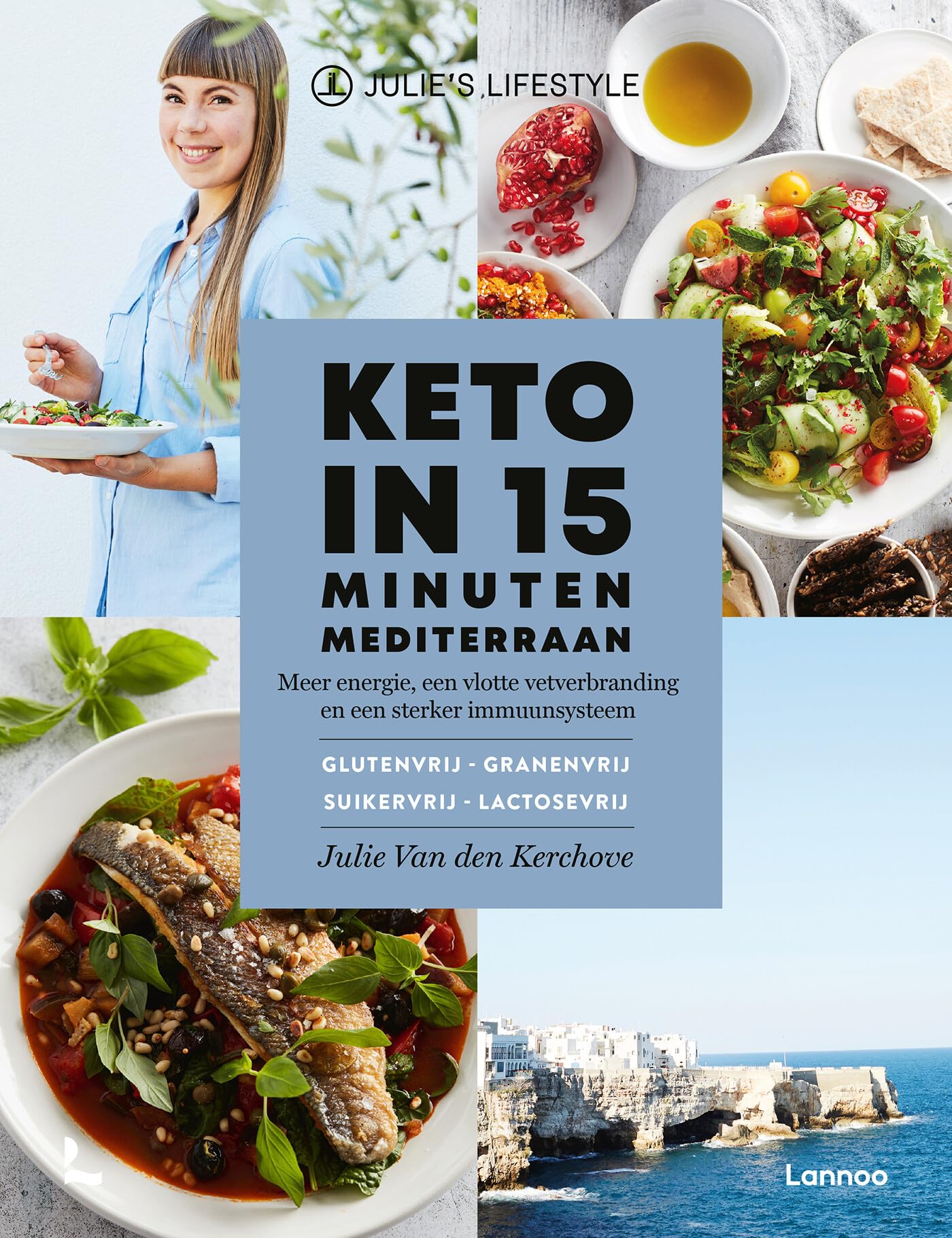 Keto in 15 minuten mediterraan: meer energie, een vlotte vetverbranding en een sterker immuunsysteem : glutenvrij, granenvrij, suikervrij, lactosevrij book