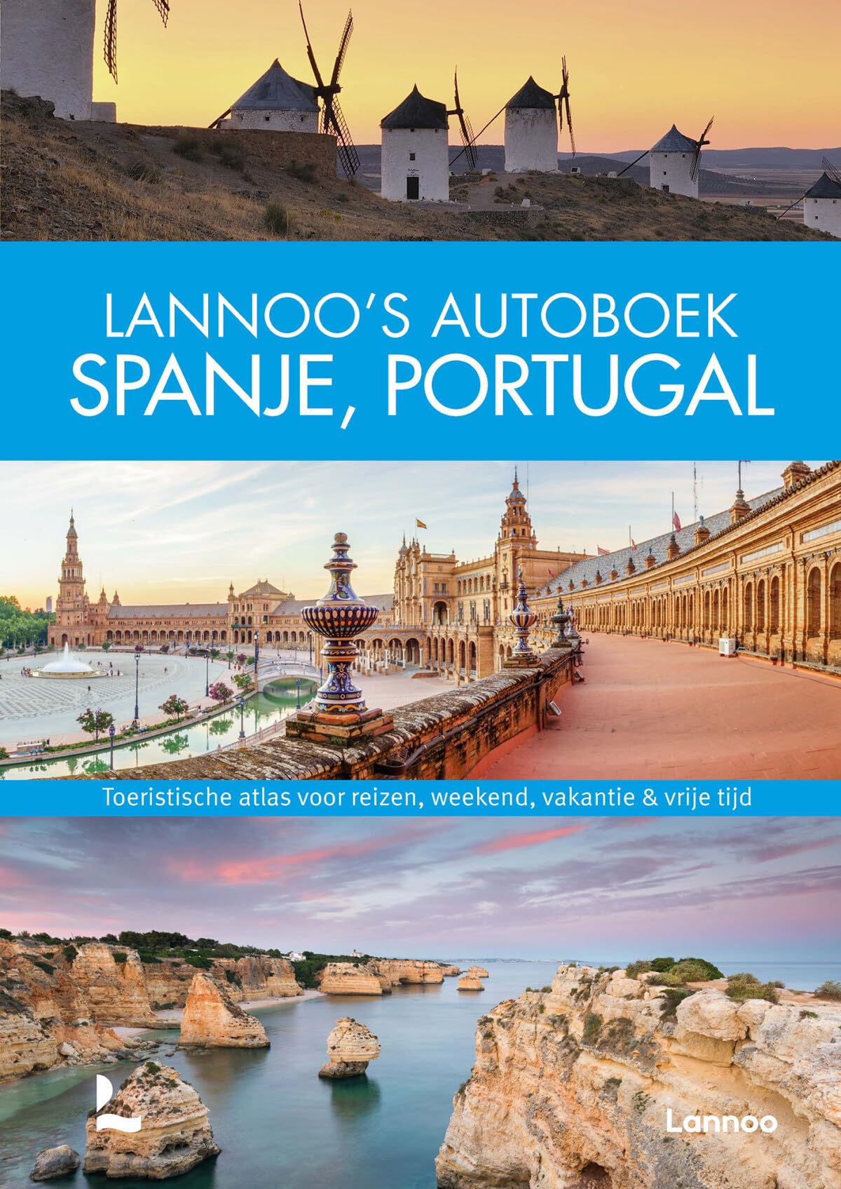 Lannoo's Autoboek Spanje, Portugal: Toeristische atlas voor reizen, vakantie & vrije tijd book