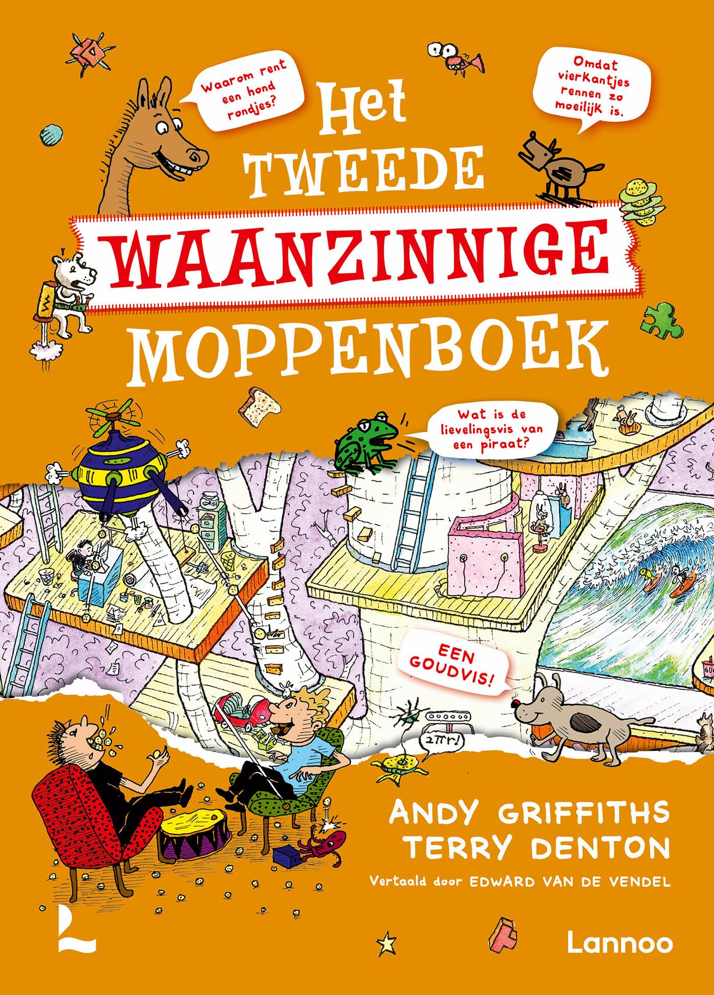 Het tweede waanzinnige moppenboek (De waanzinnige boomhut) Novels & Short Stories
