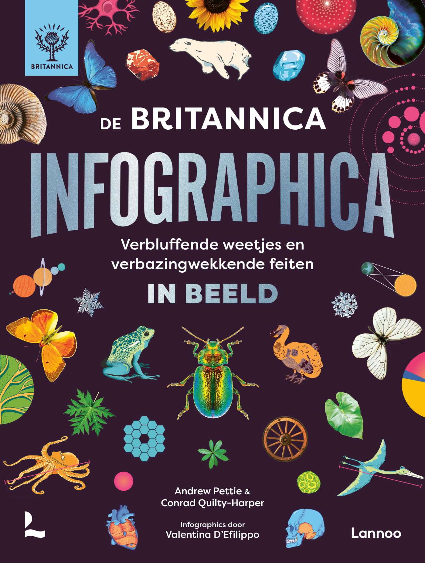De Britannica infographica: verbluffende weetjes en verbazingwekkende feiten in beeld book