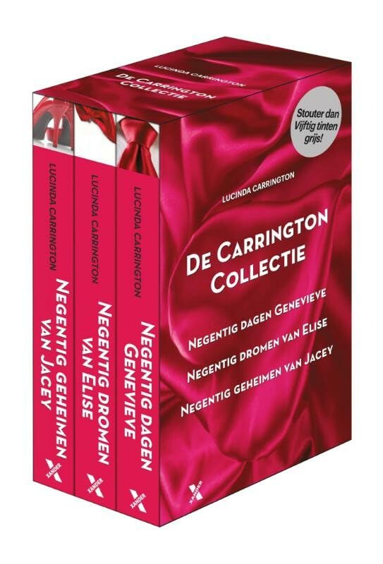 De Carrington collection Negentig dagen Genevieve Negentig dromen van Elise Negentig geheimen van Jacey book