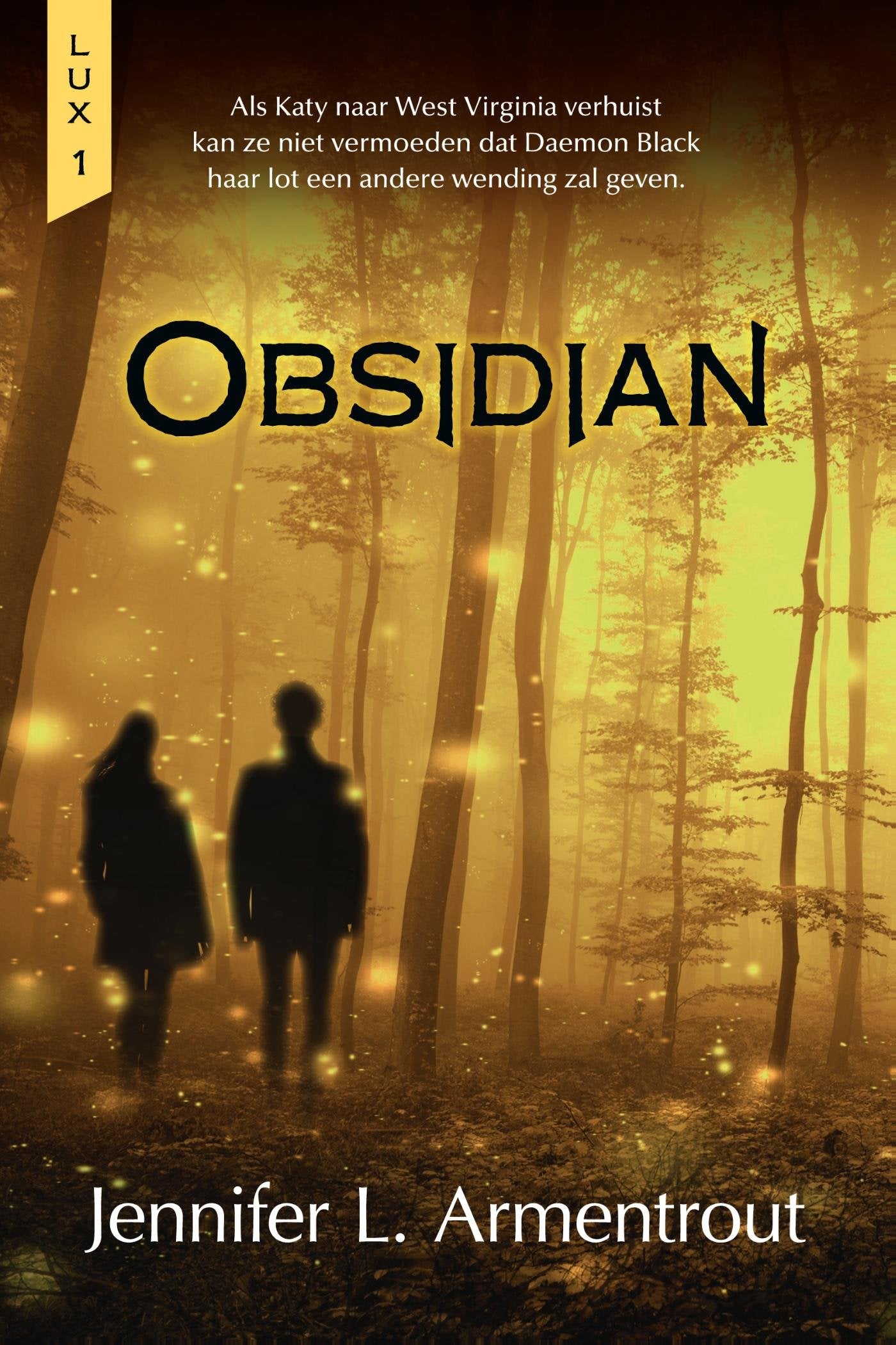 Obsidian, backcard en 5 exemplaren book